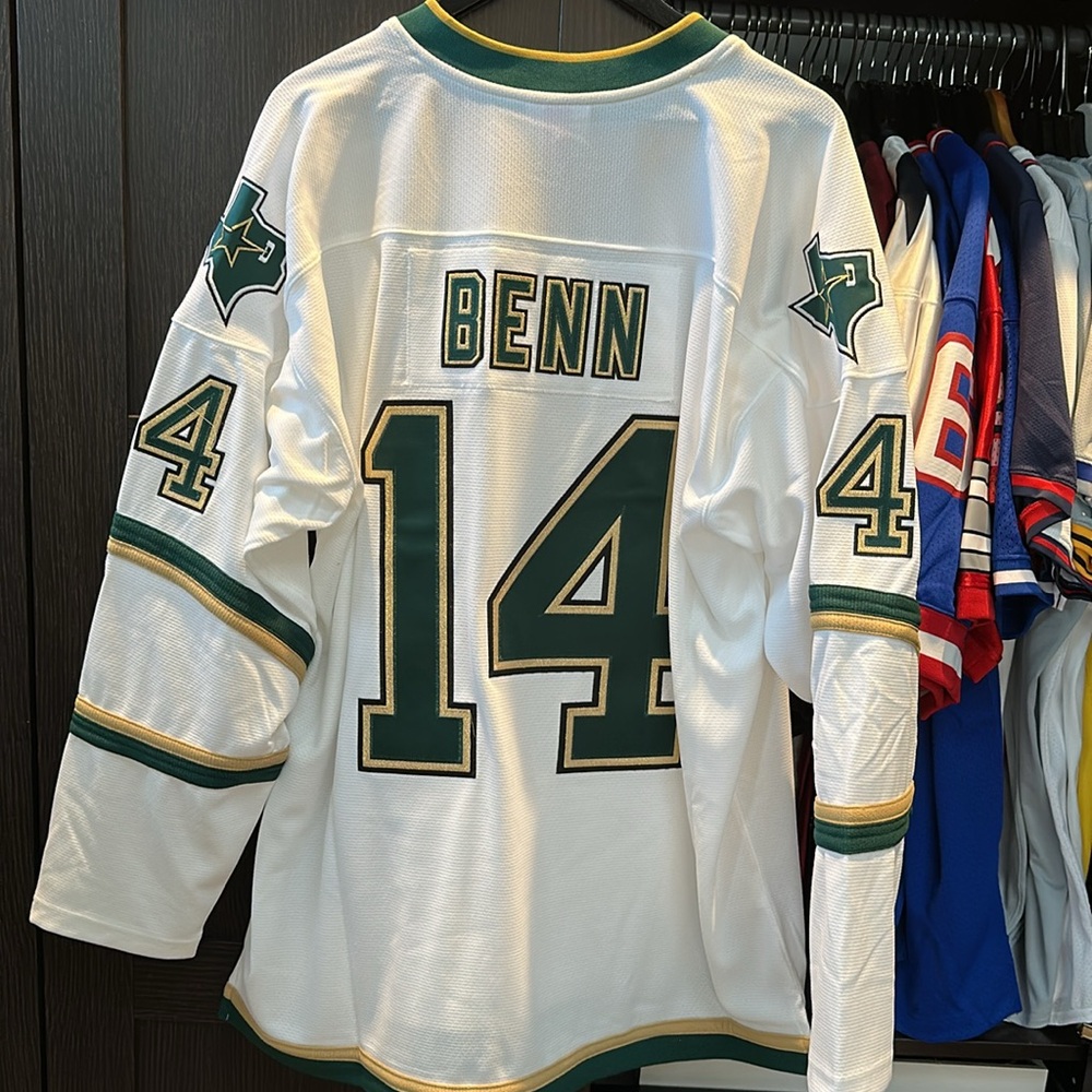 Jamie Benn Dallas Stars 2009-10 Power Play Jersey - White - Picture 7 of 7